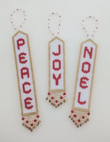 Peace, Joy, and Noel Banners