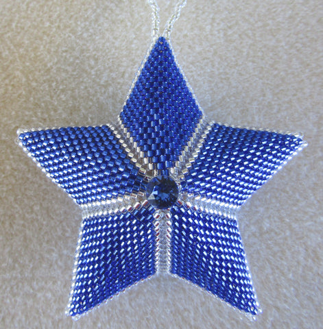Beaded Star Pattern (printed)