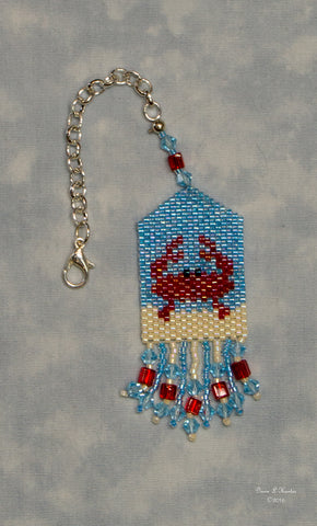 Beach (Crab) Scissor Fob Pattern Only