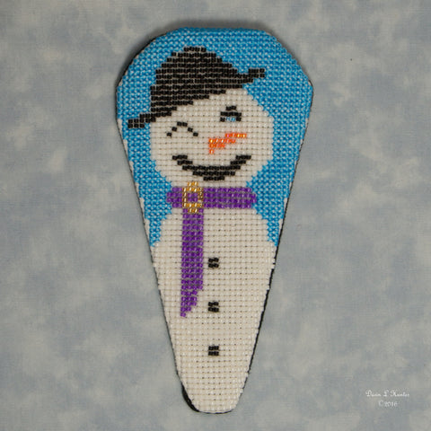 Beaded Winter Scene Scissor Case Kit