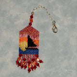 Beaded Sunset Scissor Fob Kit