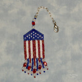 Beaded Flag Scissor Fob Kit