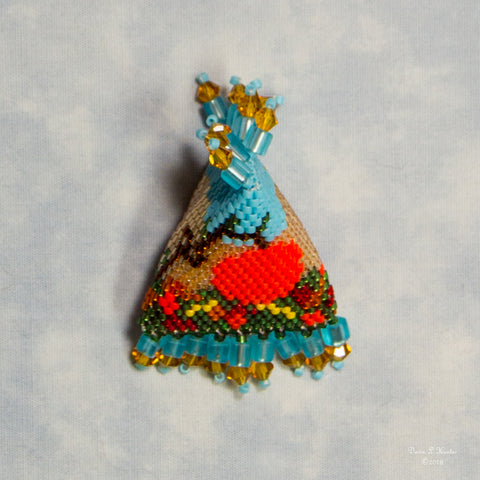 Fall Scene Humbug Needleminder Pattern Only