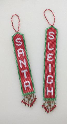 Santa and Sleigh Banners